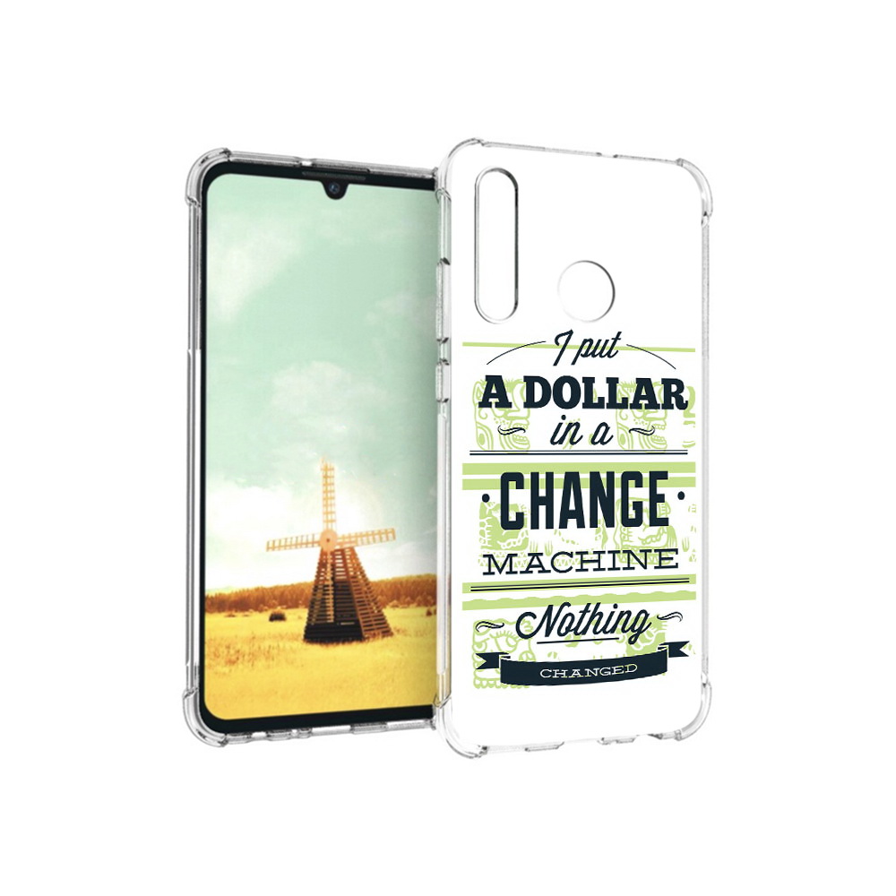 

Чехол MyPads Tocco для Huawei P Smart+ доллар надпись, Прозрачный, Tocco