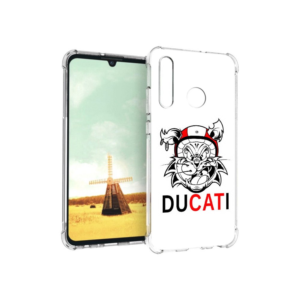 

Чехол MyPads Tocco для Huawei P Smart+ дукати, Прозрачный, Tocco