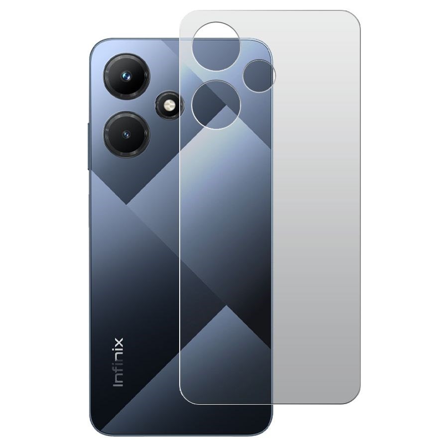 

Стекло защитное гибридное МАТОВОЕ Krutoff для INFINIX Hot 30i задняя сторона