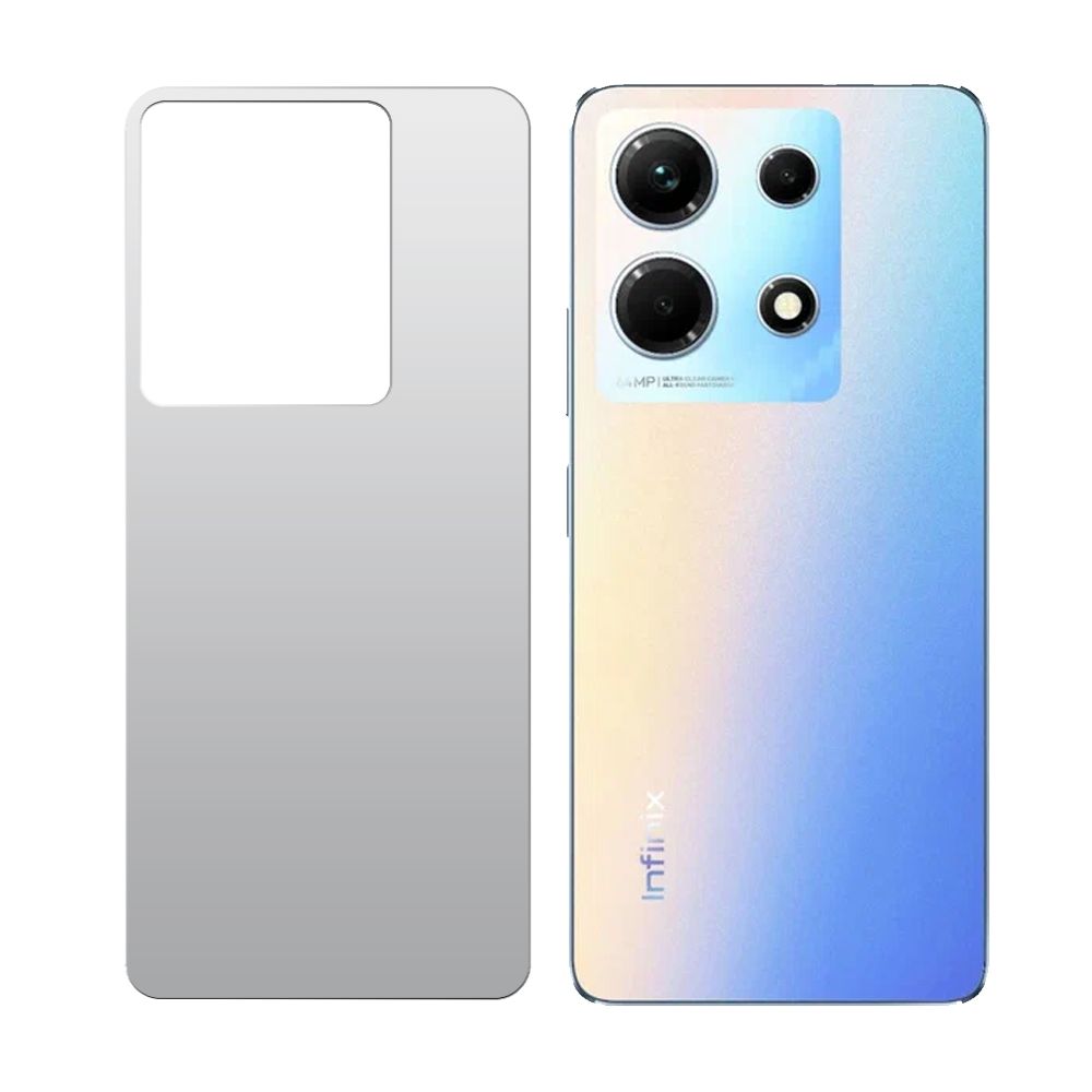 

Стекло защитное гибридное МАТОВОЕ Krutoff для INFINIX Note 30 задняя сторона