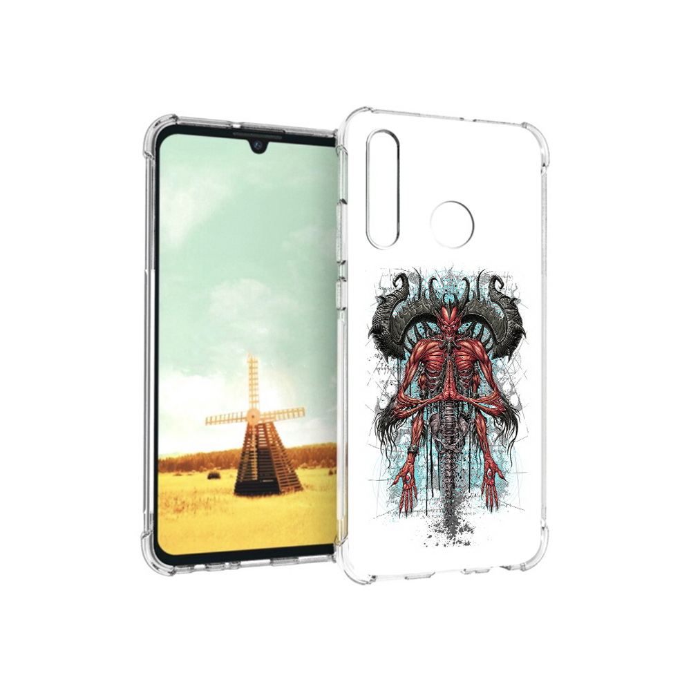 

Чехол MyPads Tocco для Huawei P Smart+ дьявол, Прозрачный, Tocco
