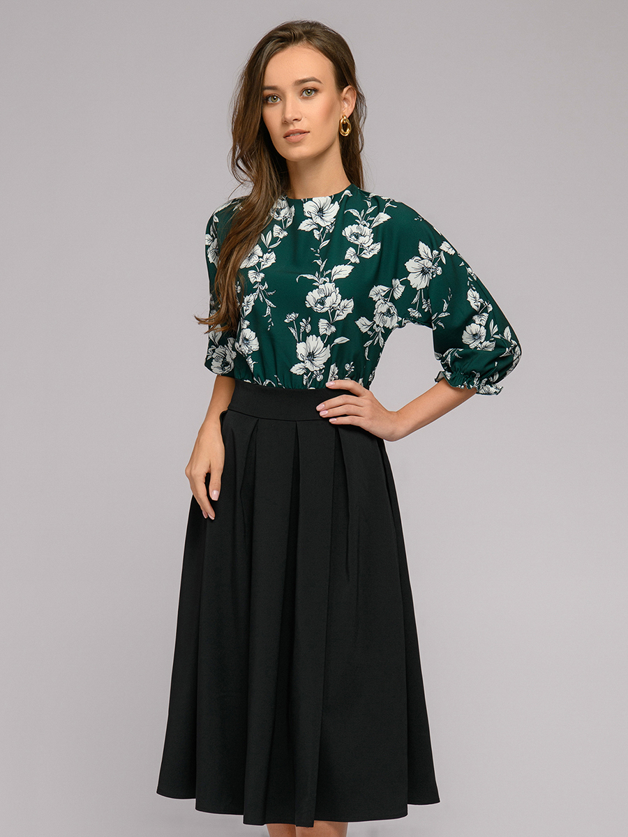 

Платье женское 1001dress DM00234 зеленое 40, DM00234