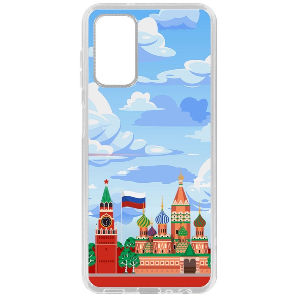

Чехол-накладка Krutoff Clear Case Красная Площадь для Samsung Galaxy A13 (A135)