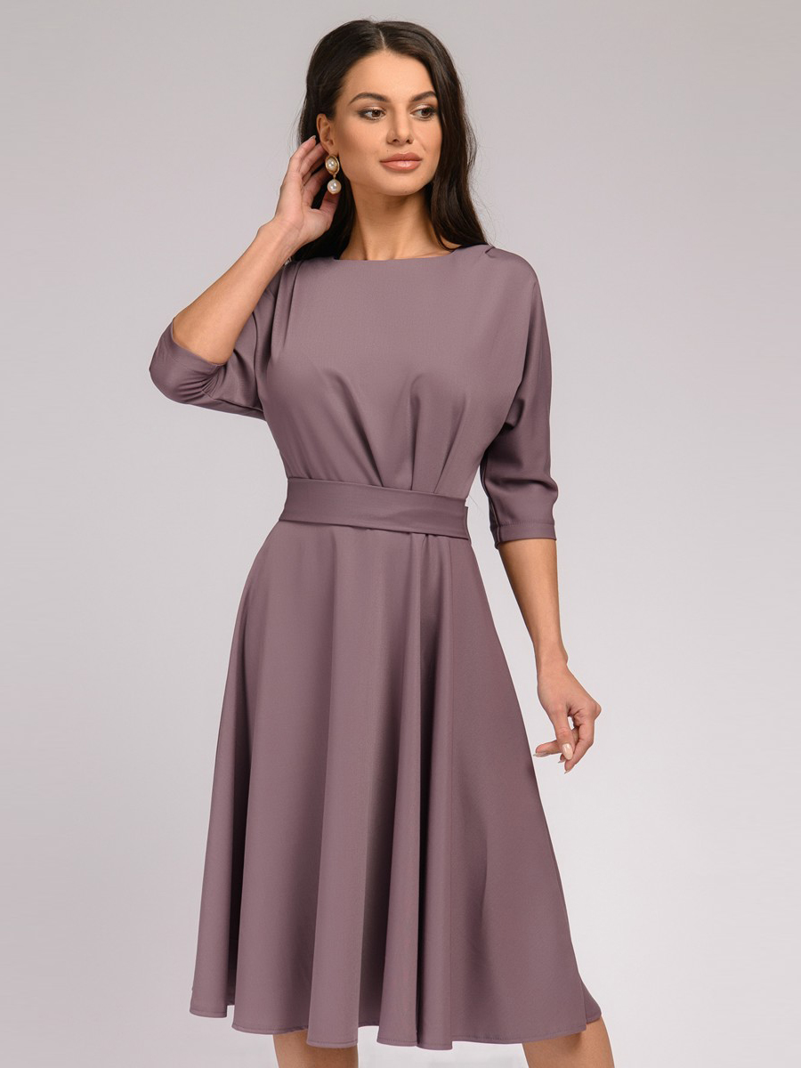 

Платье женское 1001dress DM01046 коричневое 42, DM01046