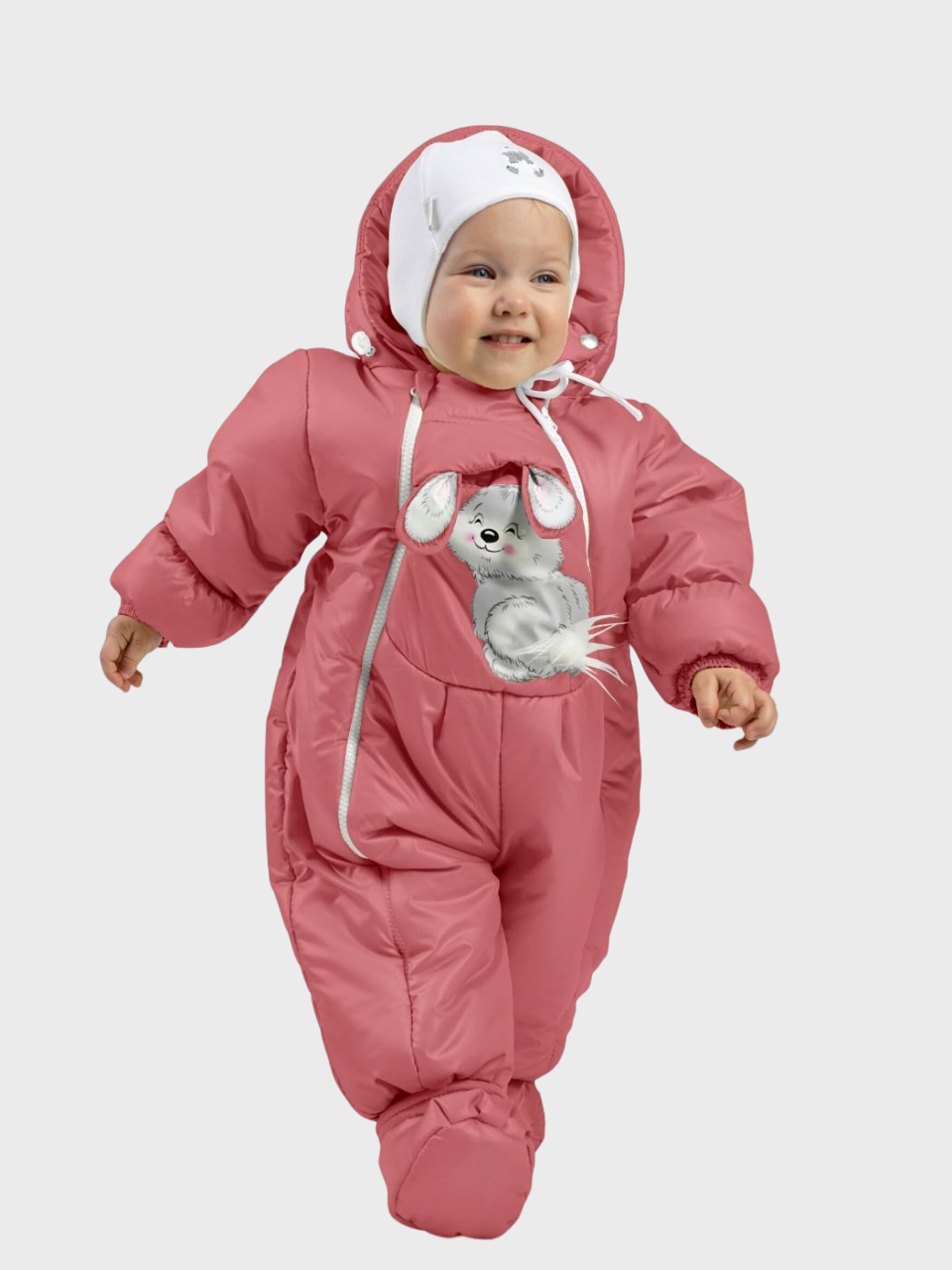

Комбинезон-конверт детский Malek-Baby 147шм, красный, 68, 147шм