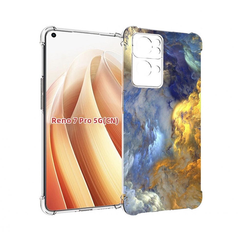 

Чехол MyPads мраморное небо для OPPO Reno7 Pro 5G, Прозрачный, Tocco