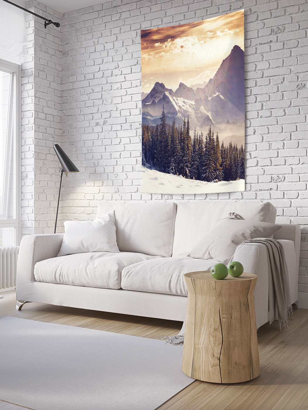 

Вертикальное фотопанно на стену JoyArty Горный сон 150x200 см, Горный сон