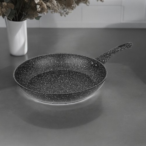 

Сковорода Agness с антипригарным покрытием, алюминиевая, 26 см, Черный