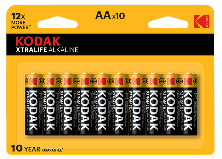 

Батарейки Kodak Xtralife Alkaline LR6-8+2BL АА 10 шт
