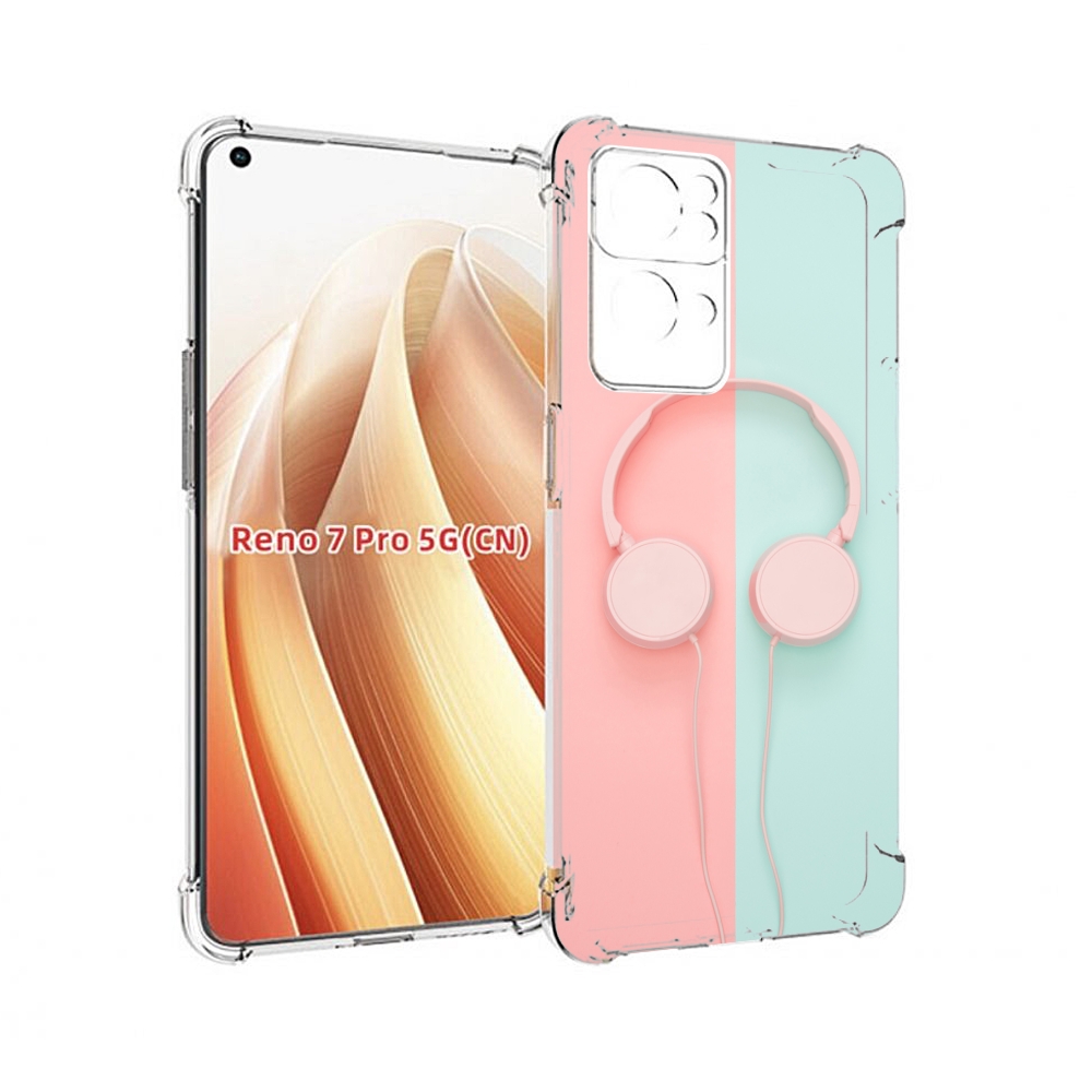 

Чехол MyPads наушники-минимализм для OPPO Reno7 Pro 5G, Прозрачный, Tocco