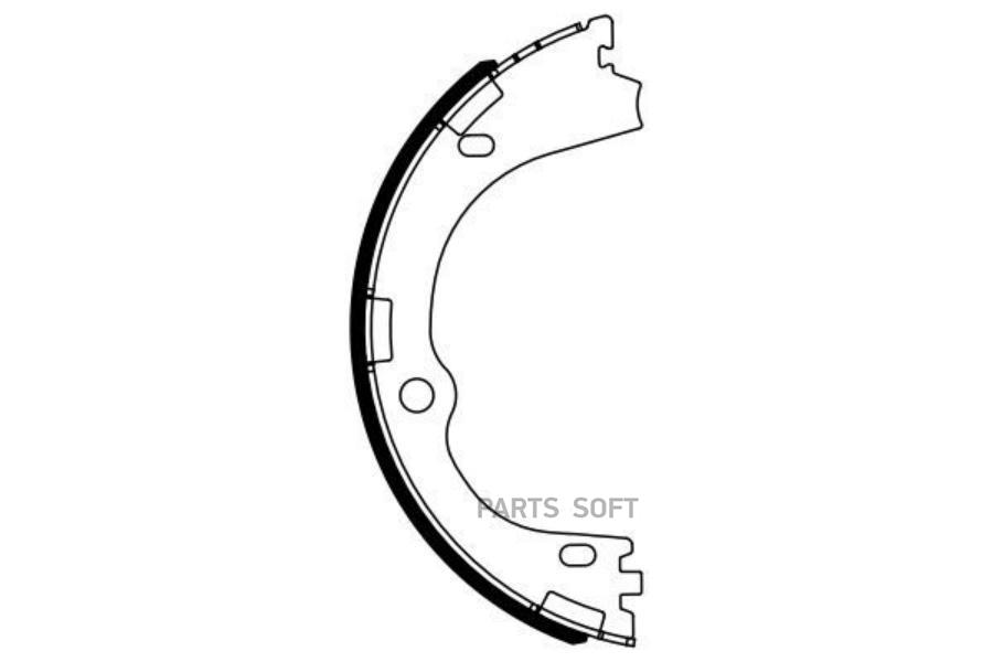 

Тормозные колодки Bosch стояночного тормоза 986487965