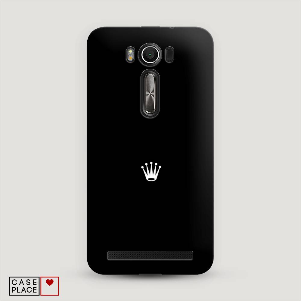 фото Чехол awog "белая корона для черном фоне" для asus zenfone 2 laser ze500kl