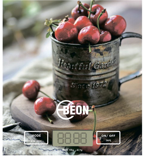 фото Весы кухонные beon bn-156 red