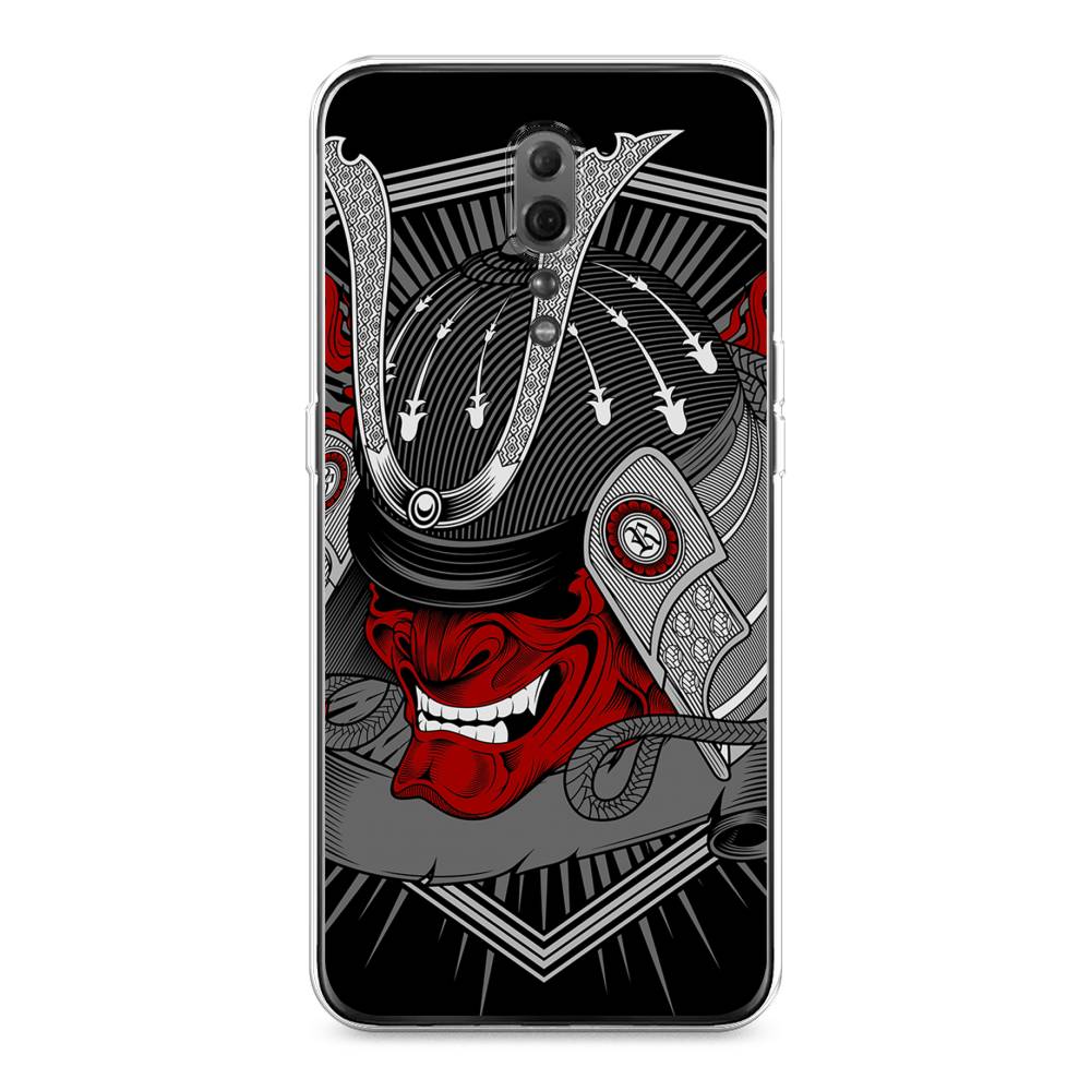 

Чехол для Oppo Reno Z "Красная маска самурая", Белый;красный;черный, 250950-4