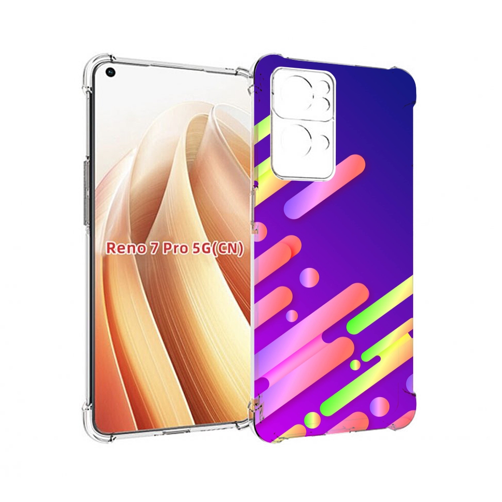 

Чехол MyPads неоновый-фон для OPPO Reno7 Pro 5G, Прозрачный, Tocco