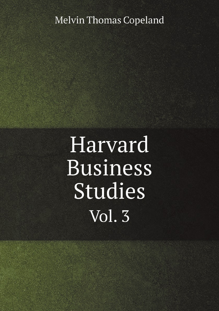 

Harvard Business Studies