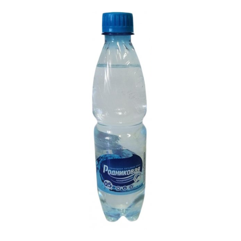 

Вода питьевая Родниковая газированная 0,5 л