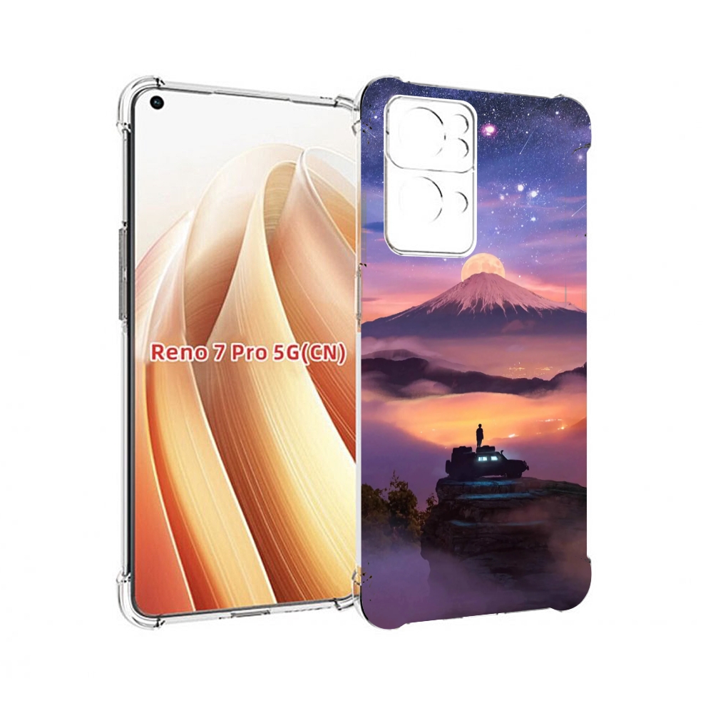 

Чехол MyPads ночь-в-горах для OPPO Reno7 Pro 5G, Прозрачный, Tocco