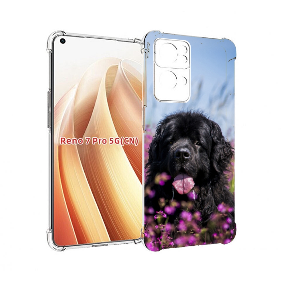 

Чехол MyPads ньюфаундлед для OPPO Reno7 Pro 5G, Прозрачный, Tocco