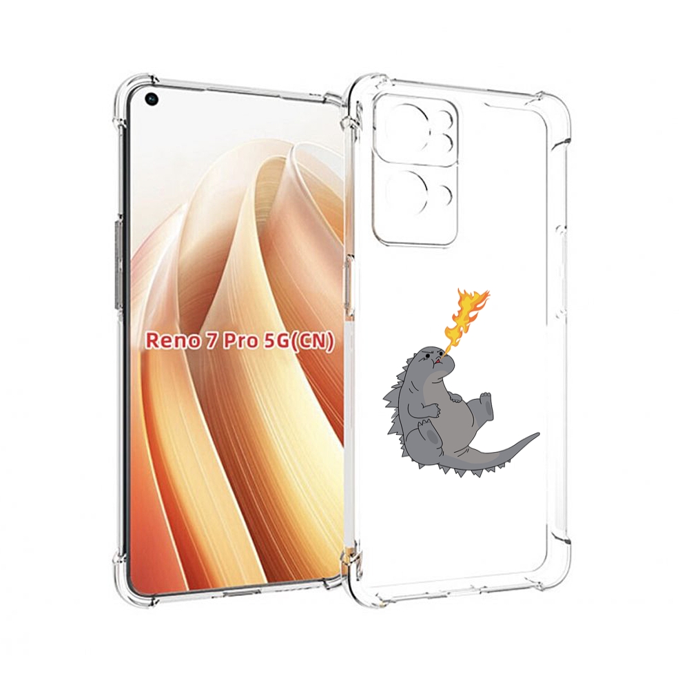 

Чехол MyPads огнедышащий-дракончик для OPPO Reno7 Pro 5G, Прозрачный, Tocco