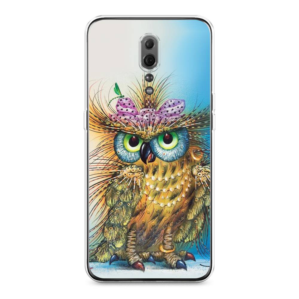 

Чехол для Oppo Reno Z "Модная сова", Коричневый;голубой, 250950-1