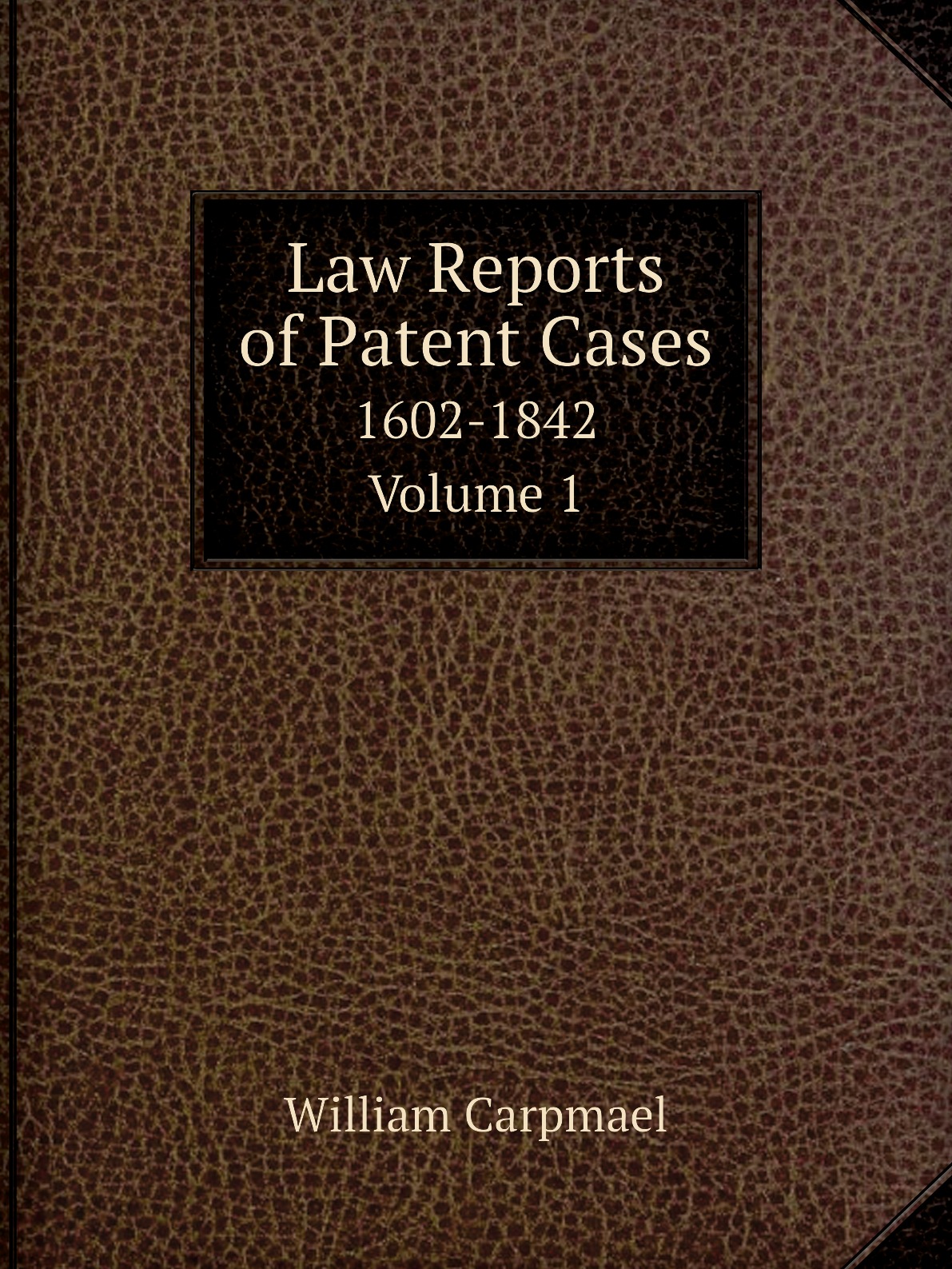 

Law Reports of Patent Cases