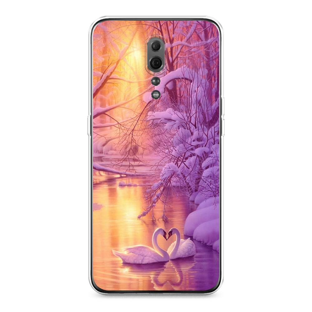 

Чехол для Oppo Reno Z "Зима 1", Фиолетовый;желтый, 250950-2