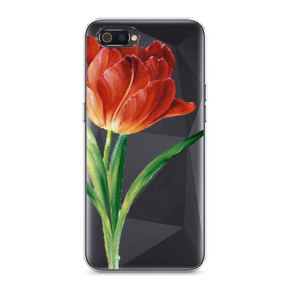 

Чехол Awog на Realme C2 "Красный тюльпан", Разноцветный, 251150-8