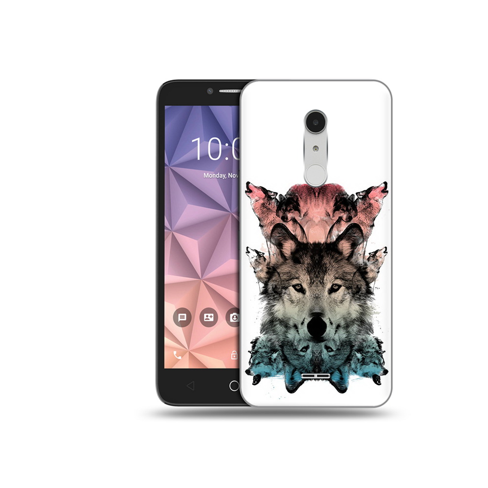 

Чехол MyPads Tocco для Alcatel A3 XL стая, Прозрачный, Tocco