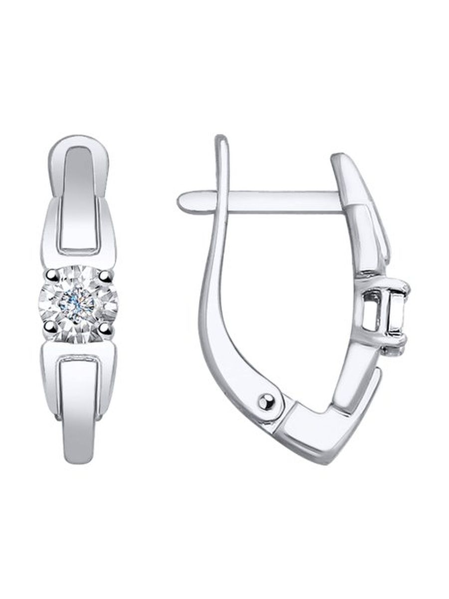 

Серьги из золота TEO MAORI 81021255, бриллиант, 81021255