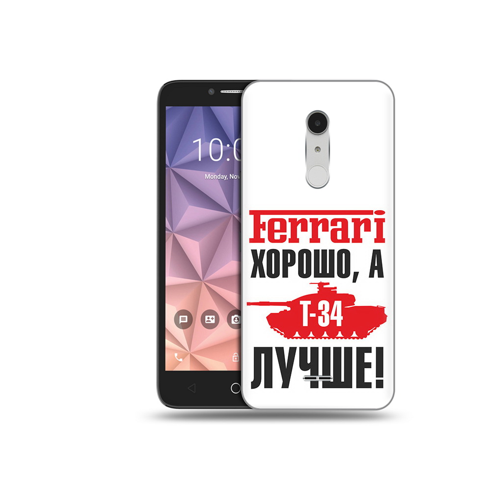 

Чехол MyPads Tocco для Alcatel A3 XL т 34 лучше, Прозрачный, Tocco