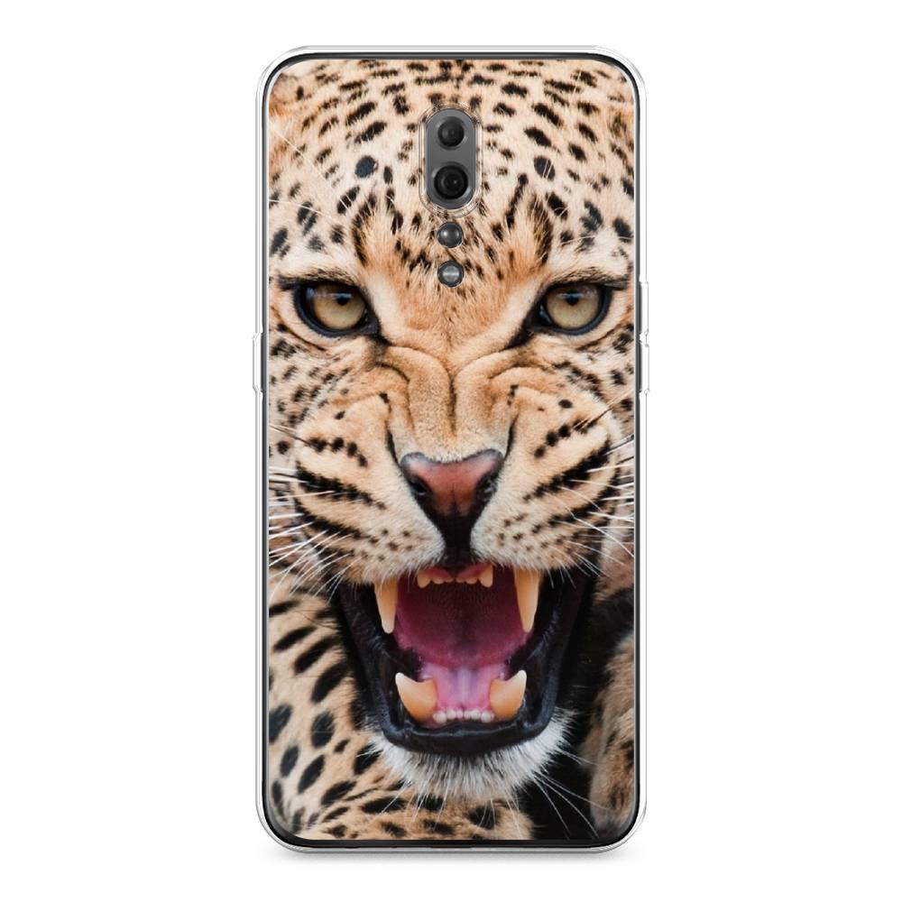 

Чехол для Oppo Reno Z "Леопард 3d", Бежевый;черный, 250950-6