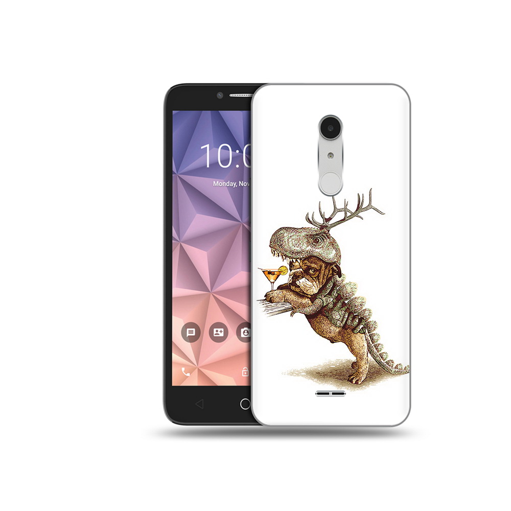 

Чехол MyPads Tocco для Alcatel A3 XL тематическая вечеринка, Прозрачный, Tocco