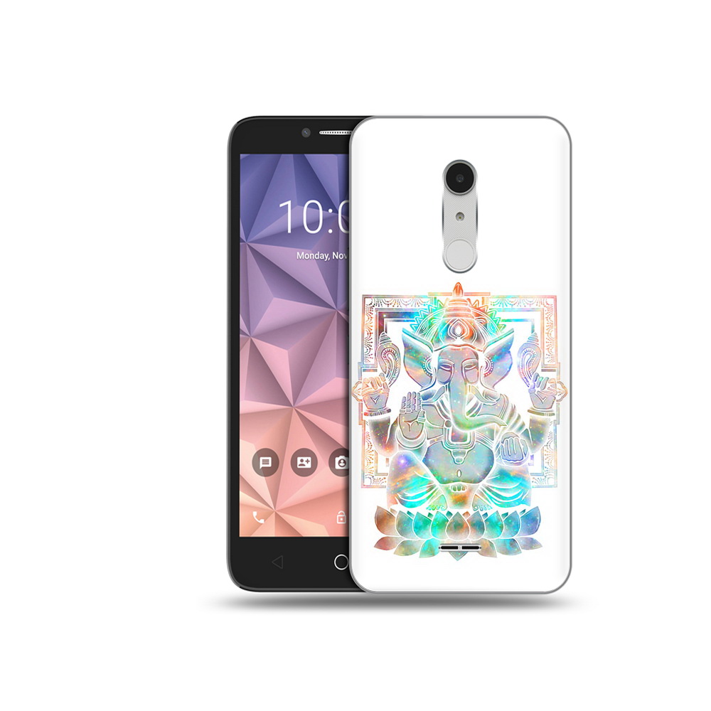 

Чехол MyPads Tocco для Alcatel A3 XL умный слон, Прозрачный, Tocco