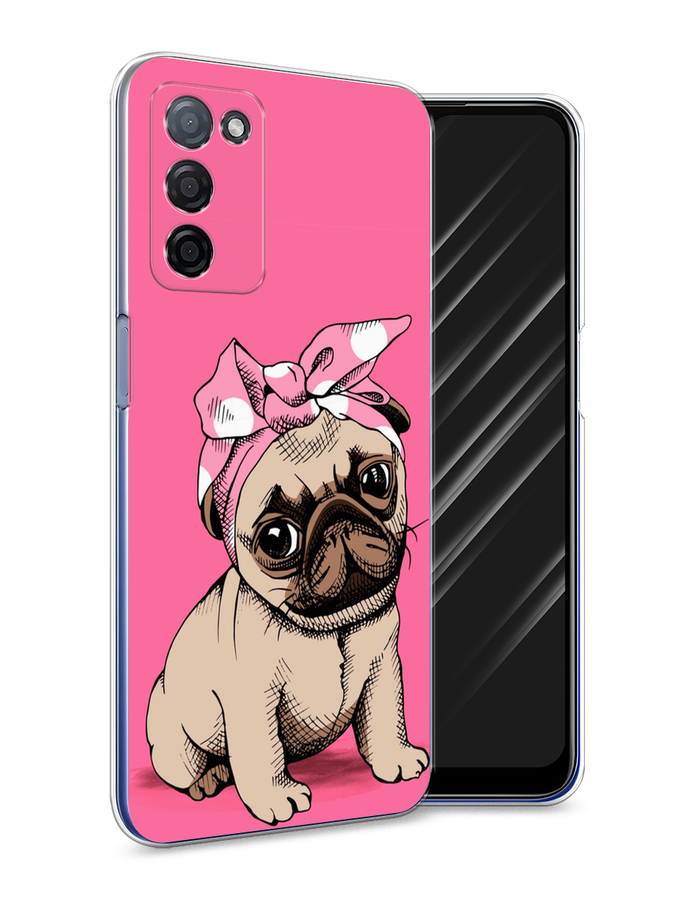 

Чехол Awog на Oppo A55s 5G "Dog Pin-Up", Разноцветный, 2510150-2