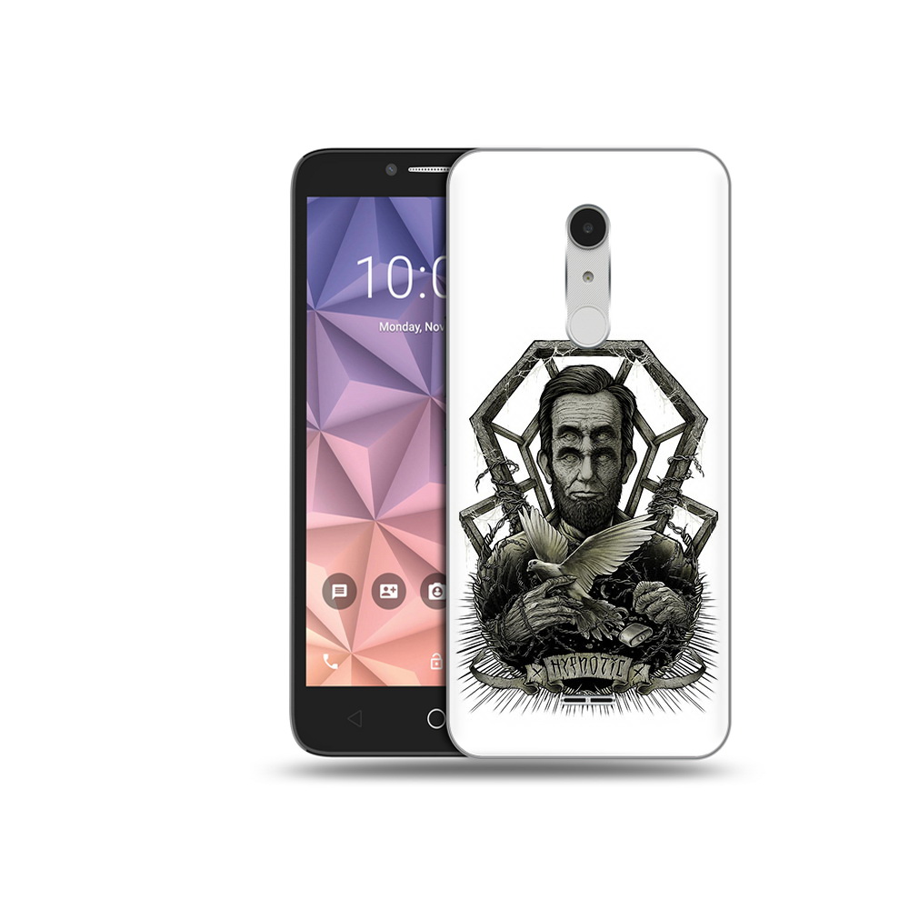 

Чехол MyPads Tocco для Alcatel A3 XL франклин абстракция, Прозрачный, Tocco