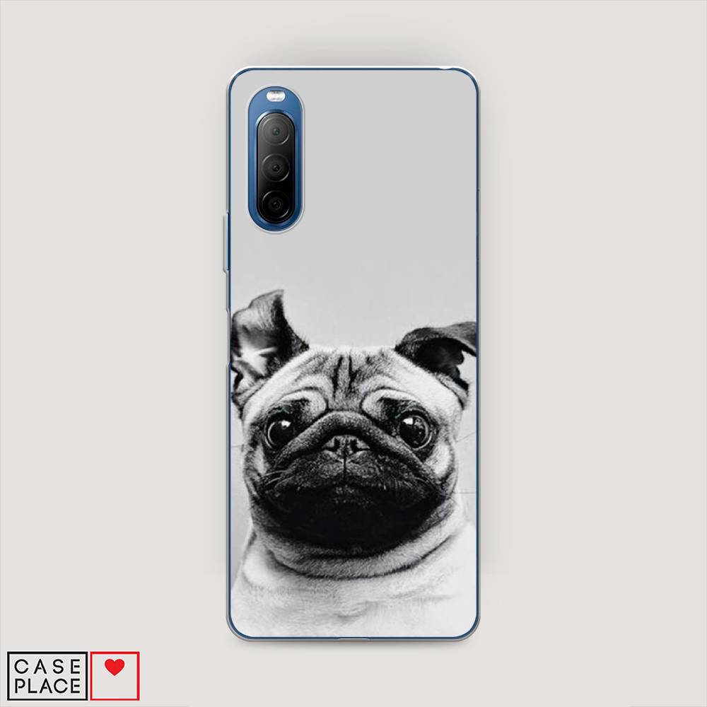 

Чехол Awog на Sony Xperia 10 II "Ушастый мопс", Разноцветный, 54650-1