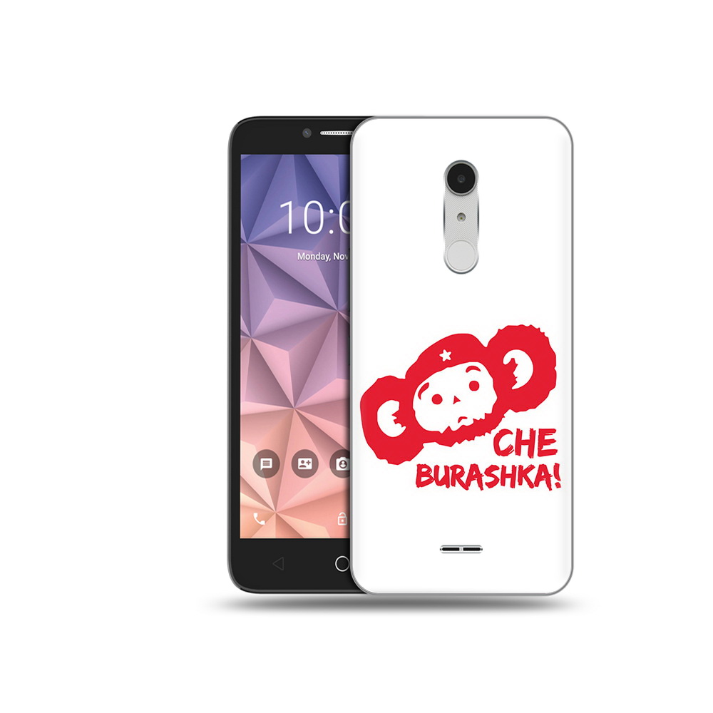 

Чехол MyPads Tocco для Alcatel A3 XL чебурашка, Прозрачный, Tocco