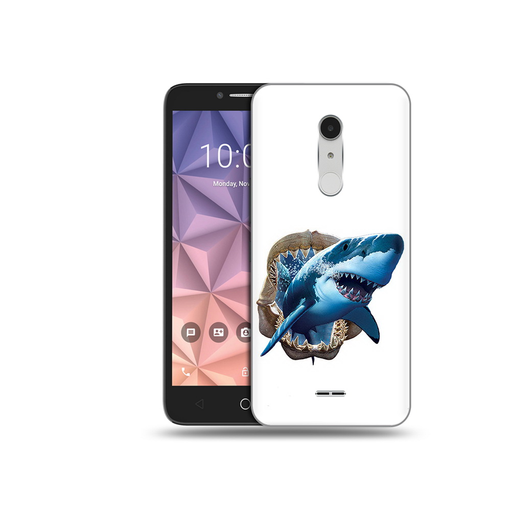 

Чехол MyPads Tocco для Alcatel A3 XL челюсти, Прозрачный, Tocco