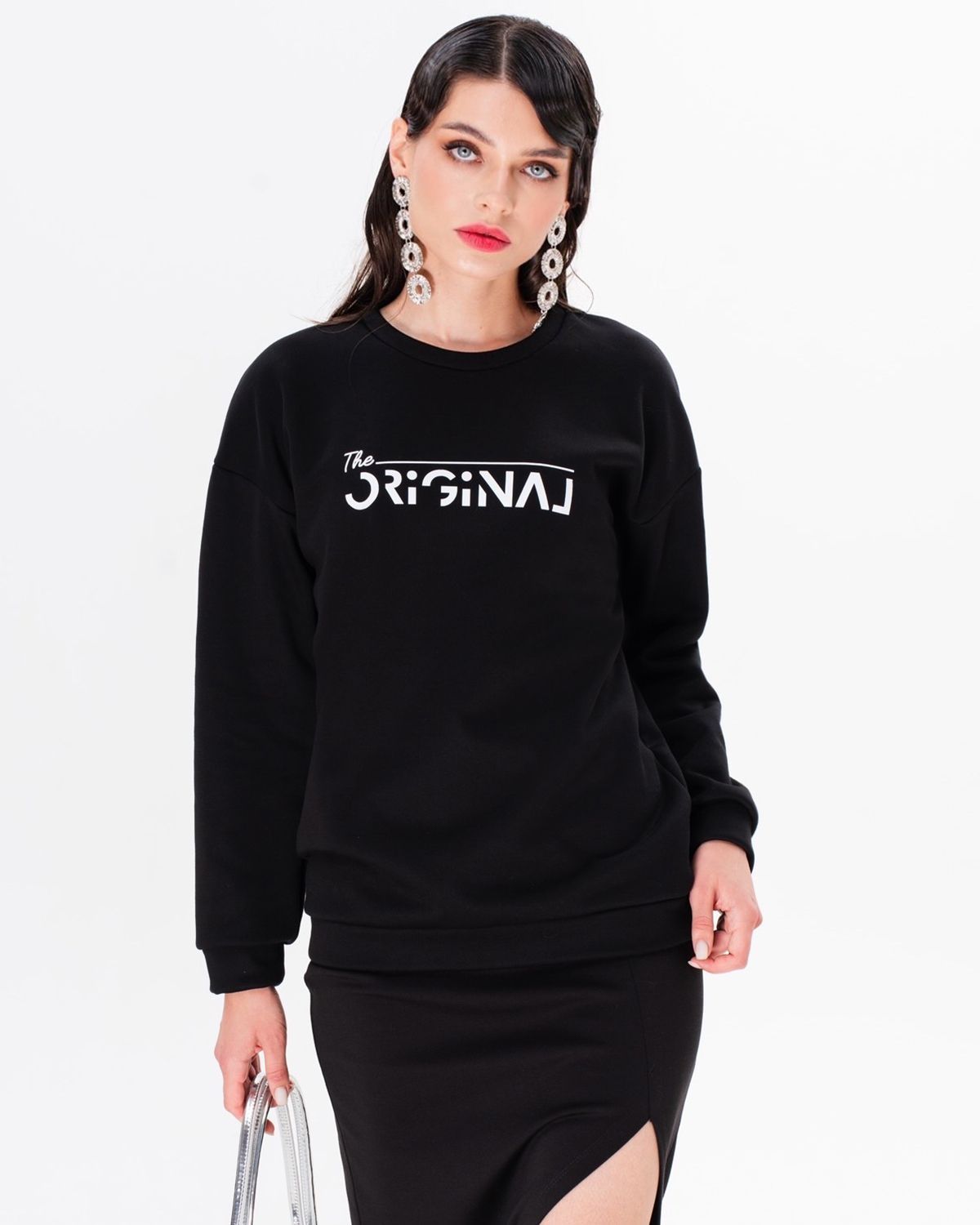 

Свитшот женский SAHAR Art lab OSPL001 черный 52-54 RU, OSPL001