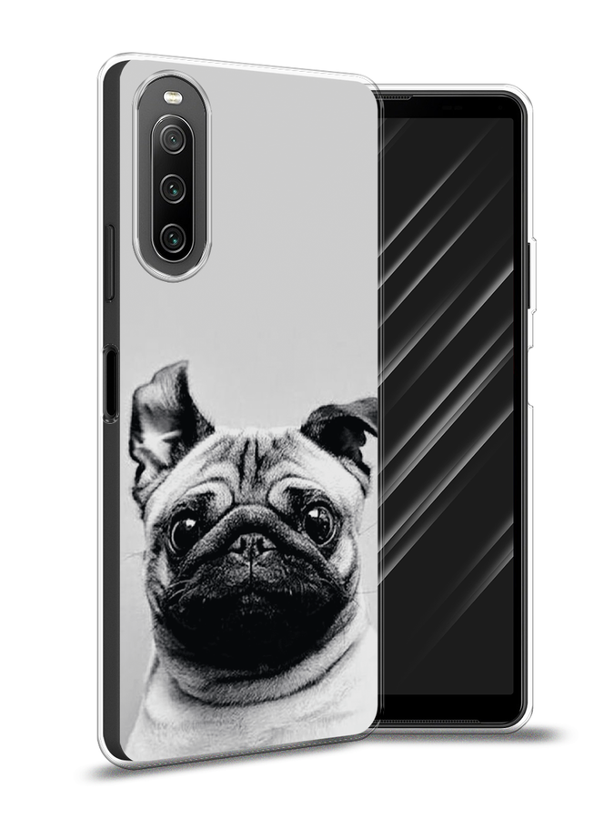 

Чехол Awog на Sony Xperia 10 IV "Ушастый мопс", Разноцветный, 55250-1