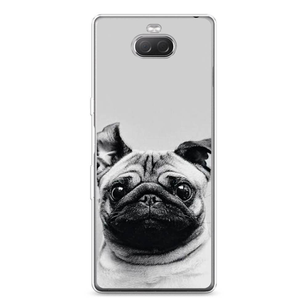 

Силиконовый чехол "Ушастый мопс" на Sony Xperia 10 Plus, 54150-1