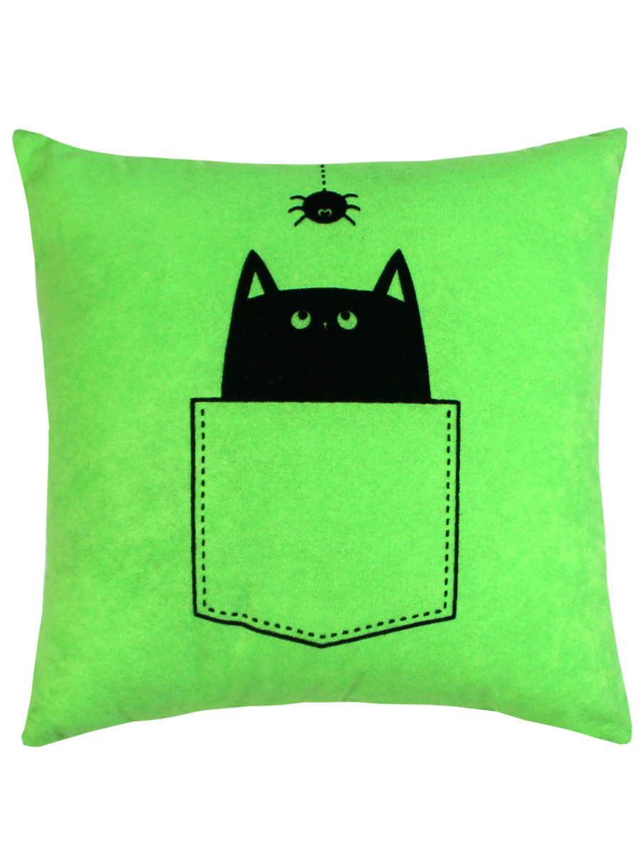 

Подушка декоративная МАТЕХ MEOW. SPIDER 35*35*15. Цвет салатовый арт. 43-683, MEOW