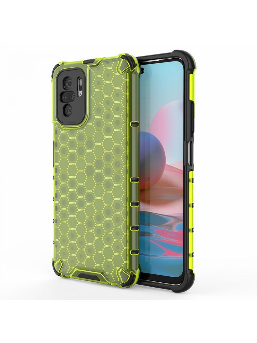 

Чехол Combee для смартфона Xiaomi Redmi Note 10 Зеленый