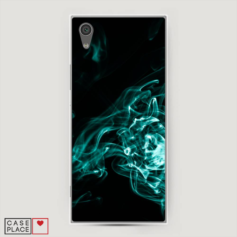 

Чехол на Sony Xperia L1 "Дым", Голубой;черный, 52550-3