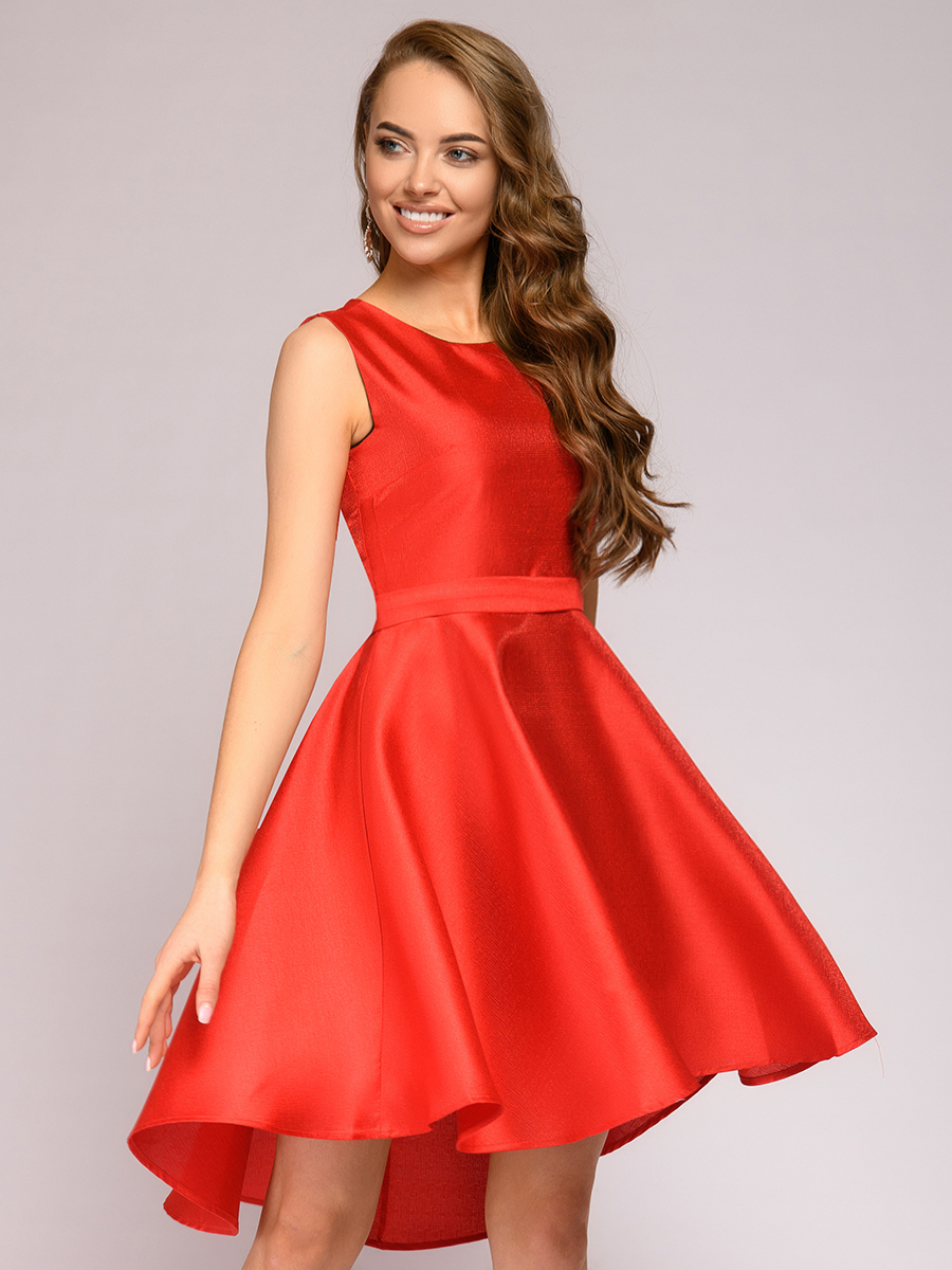 

Платье женское 1001dress 0112001-30055 красное 42, 0112001-30055