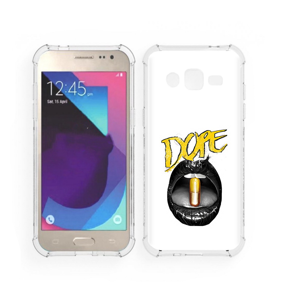 

Чехол MyPads Tocco для Samsung Galaxy J2 губы (PT226924.572.303), Прозрачный, Tocco