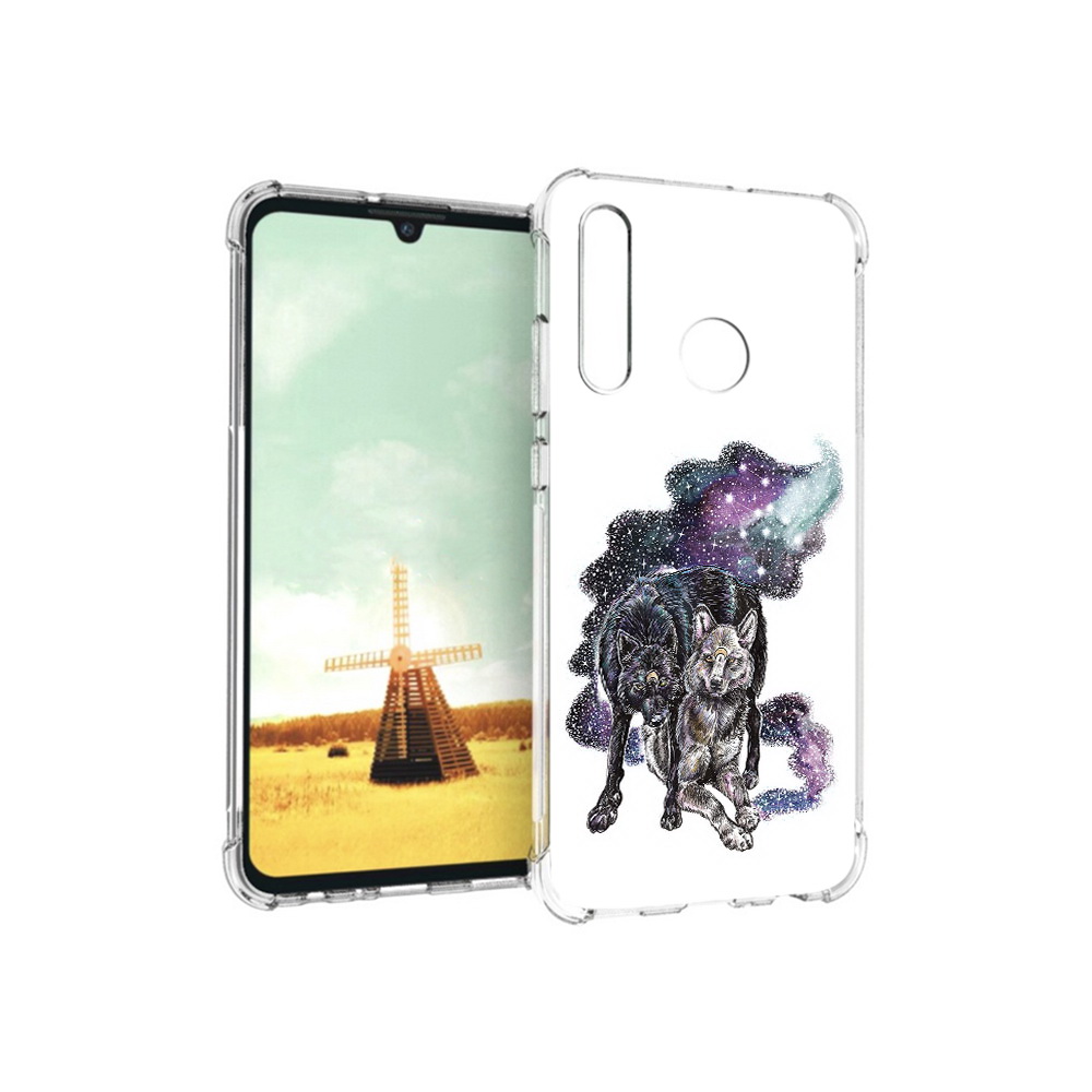 

Чехол MyPads Tocco для Huawei P Smart+ звездные волки, Прозрачный, Tocco