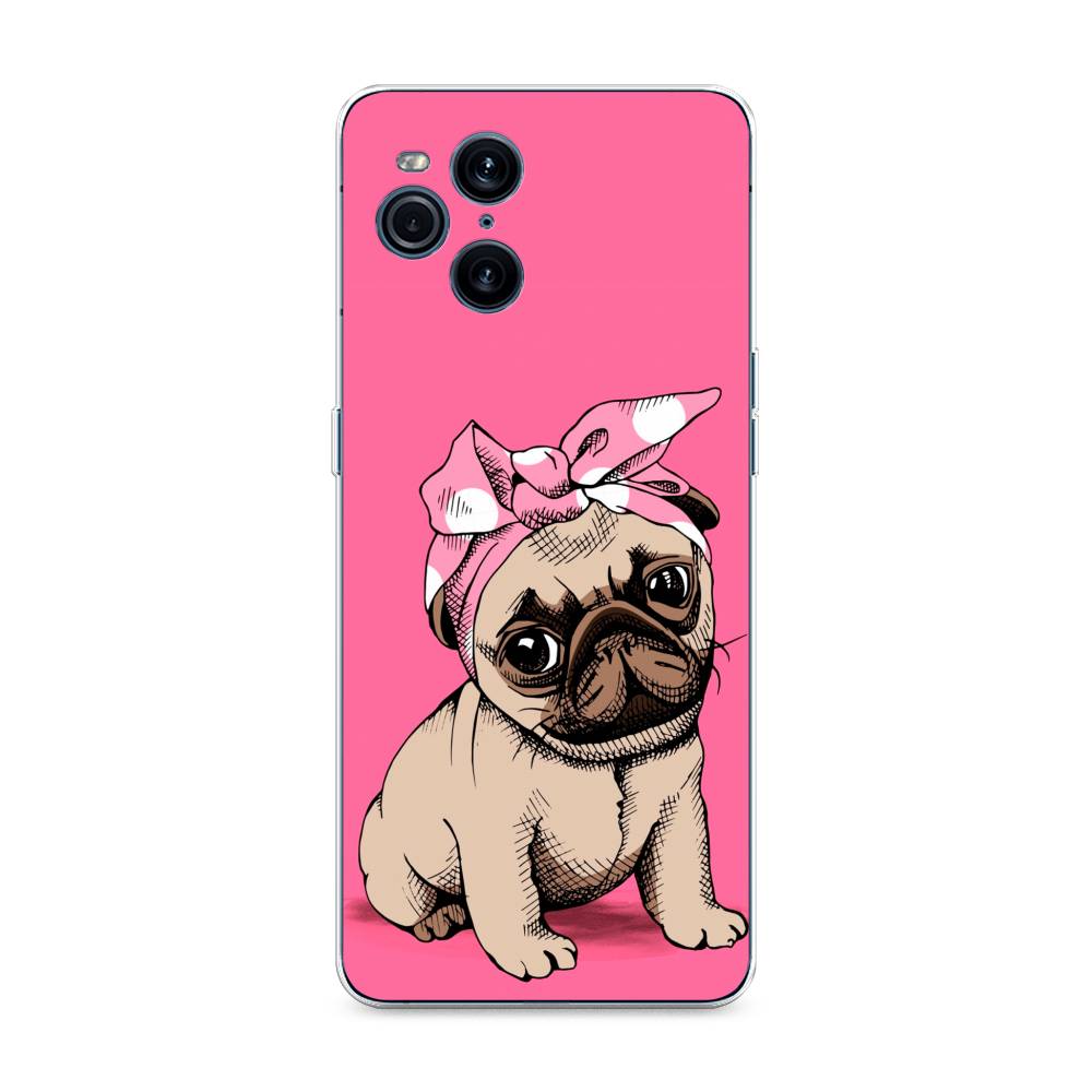 

Чехол Awog на Oppo Find X3 Pro "Dog Pin-Up", Разноцветный, 255750-2