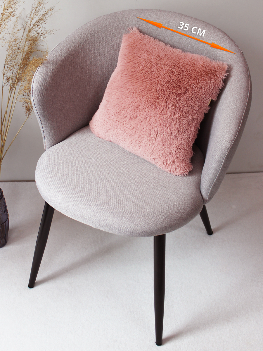 

Подушка декоративная МАТЕХ PLUSH LINE 35*35*15. Цвет темно-розовый арт. 56-027, PLUSH
